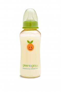 Green to Grow BPA-free 10oz Regular Neck Baby Bottle