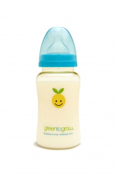 Green to Grow BPA-free 10oz Wide Neck Bottle