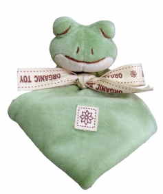 Organic Cotton Lovie Blanket by MiYim – Frog