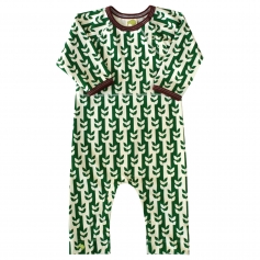 Organic Cotton Romper by Kiwi Industries-GREEN