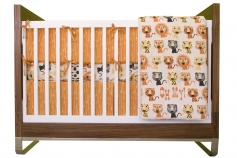 Lions, Tigers & Kitties…Oh My! Organic Crib Sets by Pixel Organics