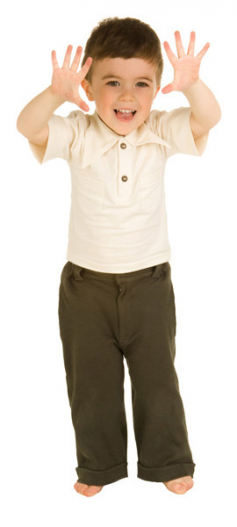 Organic Cotton Boys Pocket Slacks by Kate Quinn