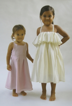 kice kice Organic Cotton Poplin Dress-Pink